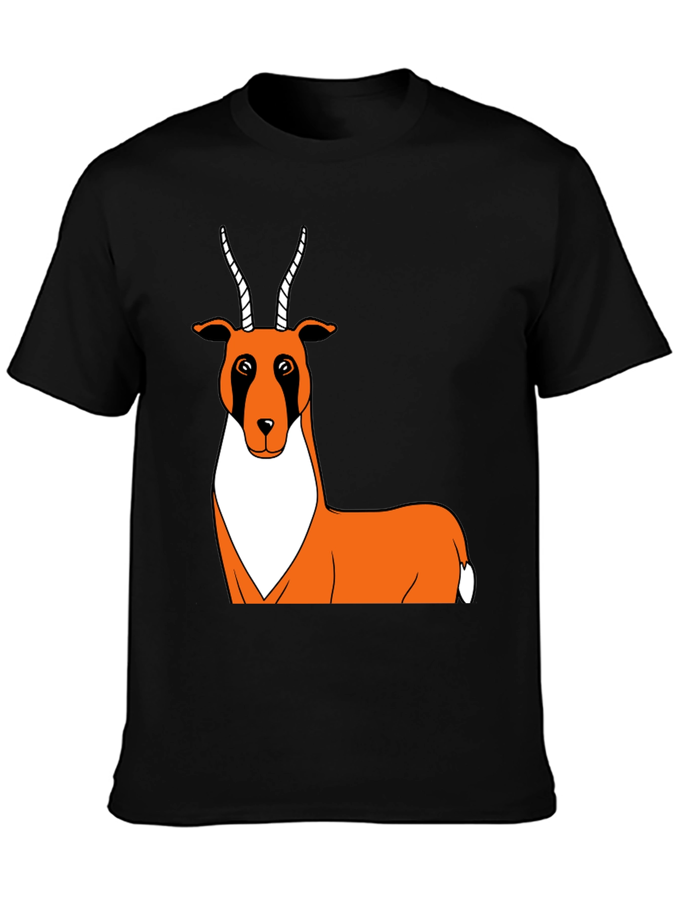 Cartoon Antelope Graphic T-Shirt - Unisex