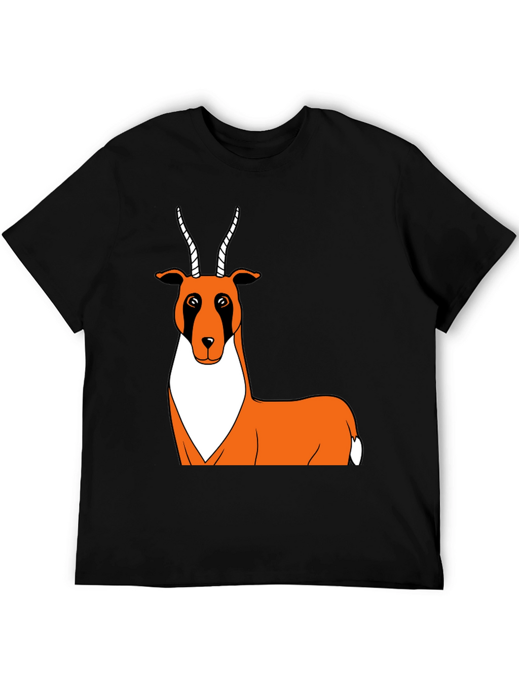 Cartoon Antelope Graphic T-Shirt - Unisex
