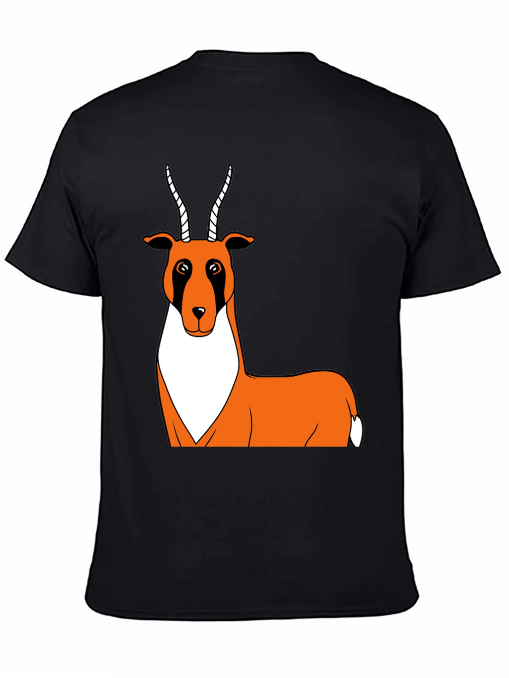 Cartoon Antelope Graphic T-Shirt - Unisex