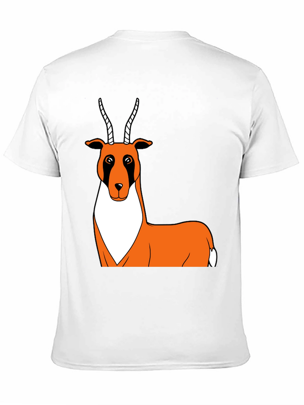 Cartoon Antelope Graphic T-Shirt - Unisex