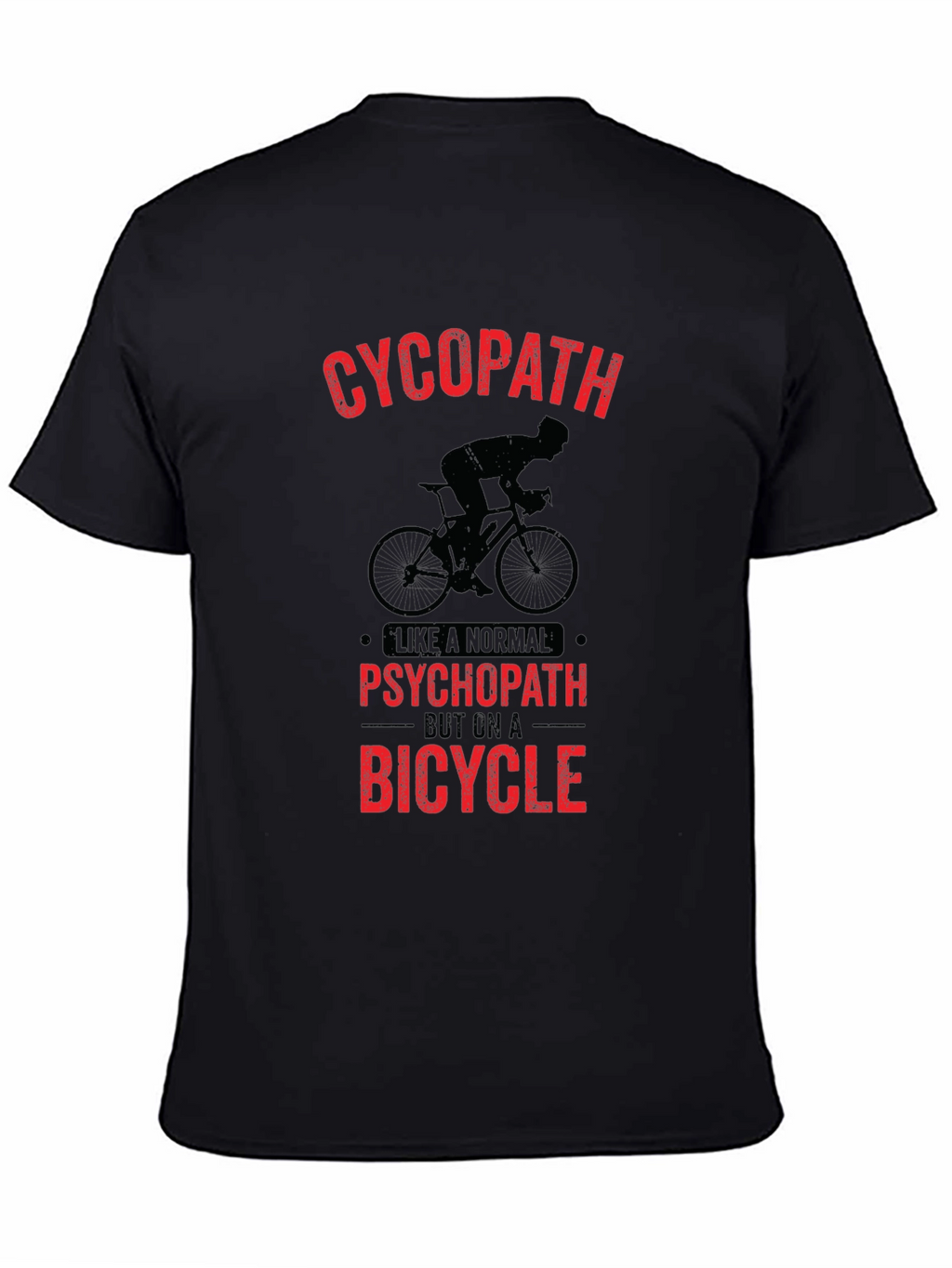 Cycopath Bicycle Graphic Tee - Black
