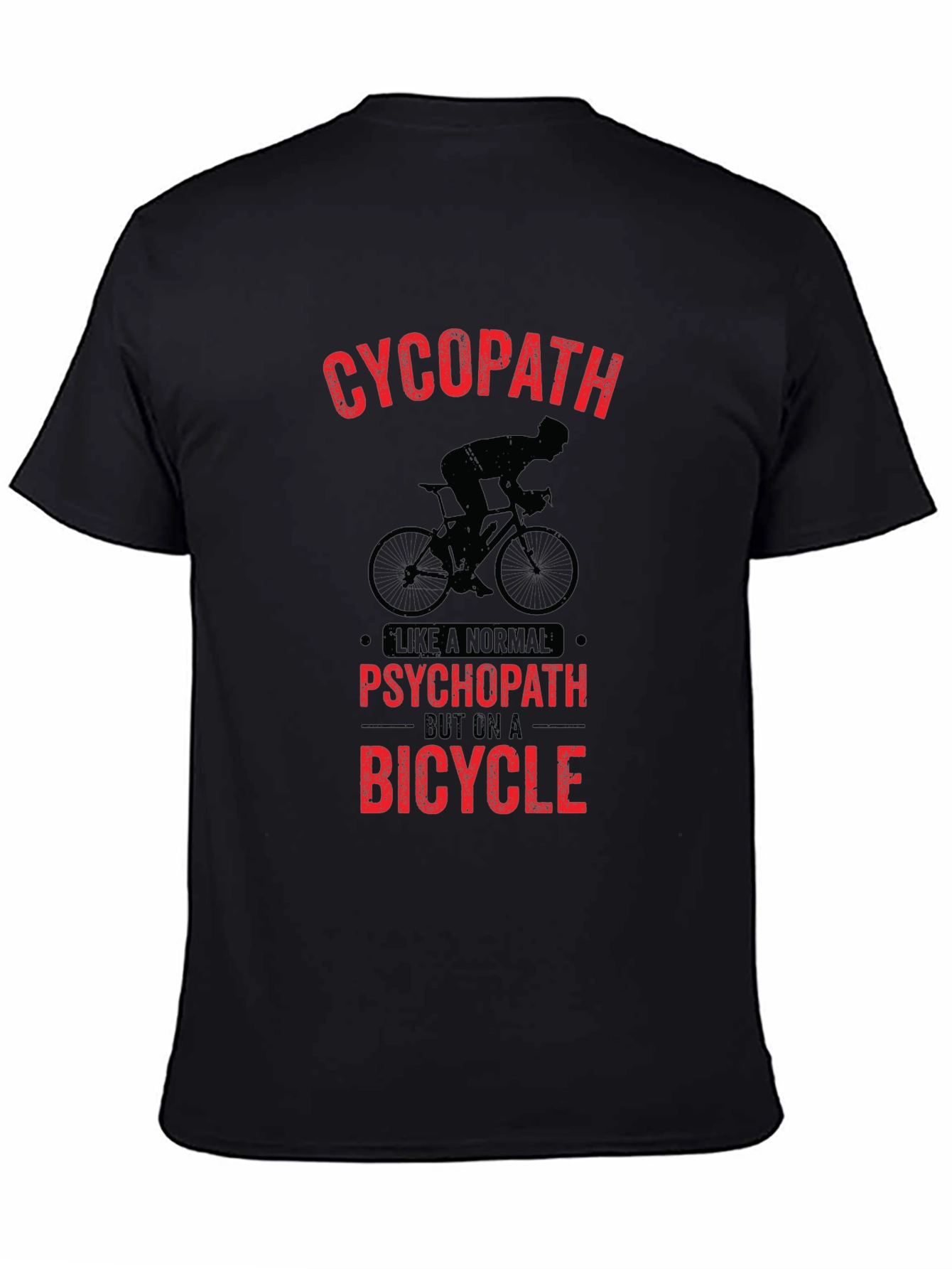 Cycopath Bicycle Graphic Tee - Black