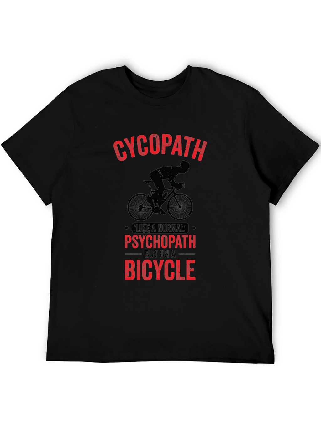 Cycopath Bicycle Graphic Tee - Black