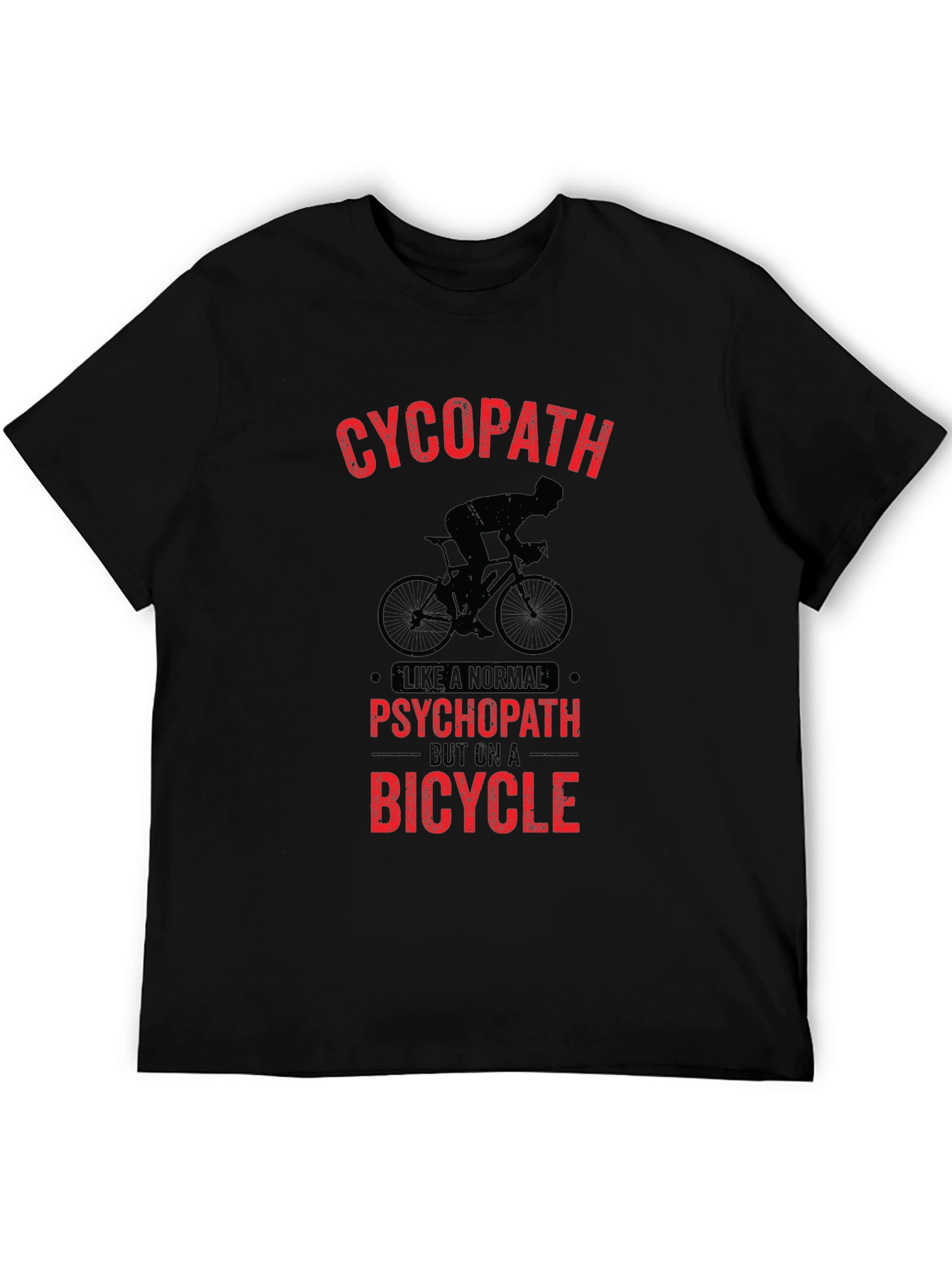 Cycopath Bicycle Graphic Tee - Black