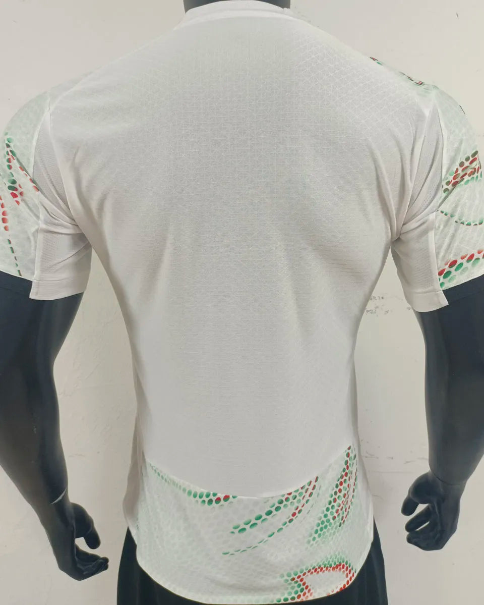 2025 Portugal Away White Player Version Soccer Jersey Back