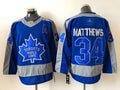Men's Toronto Maple Leafs Auston Matthews #34 Blue/Gray Player Jerseys