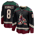 Men's Arizona Coyotes Nick Schmaltz #8 Black Home Breakaway Player Jerseys