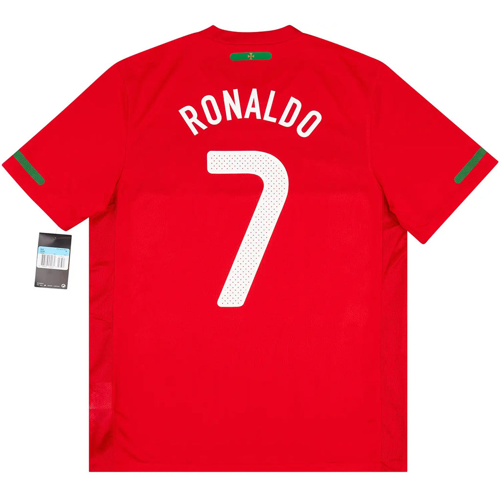 RONALDO #7 Retro Portugal Home Jersey World Cup 2010 Front