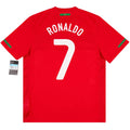 RONALDO #7 Retro Portugal Home Jersey World Cup 2010 Front