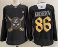 Men's Tampa Bay Lightning Nikita Kucherov #86 Black Player Jerseys