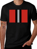 Modern Stripe Graphic Tee