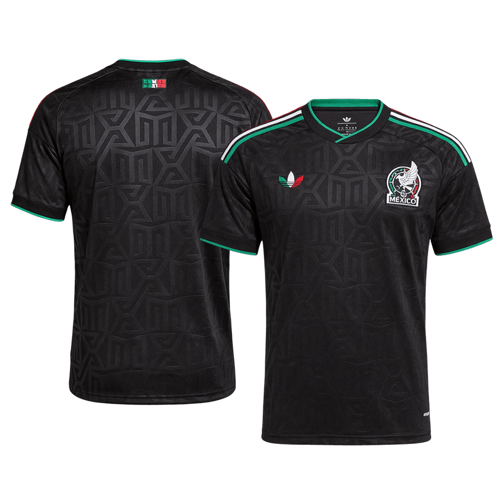 Men Fan Mexico Third Soccer Jersey World Cup 2026 Black Image 3