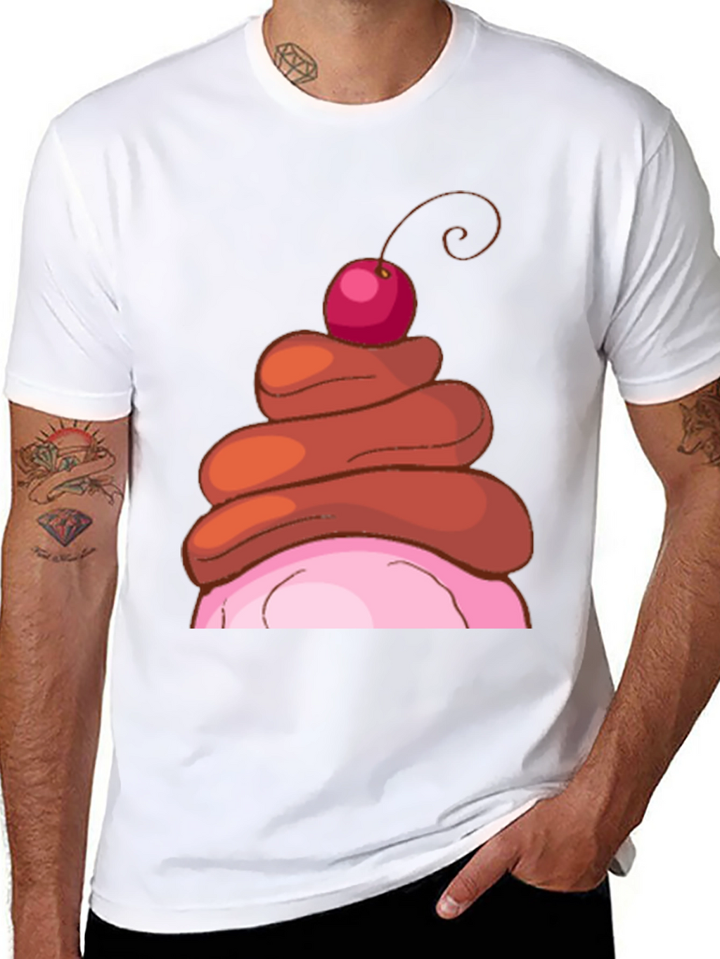 Cupcake Graphic Tee - Sweet Treat Shirt