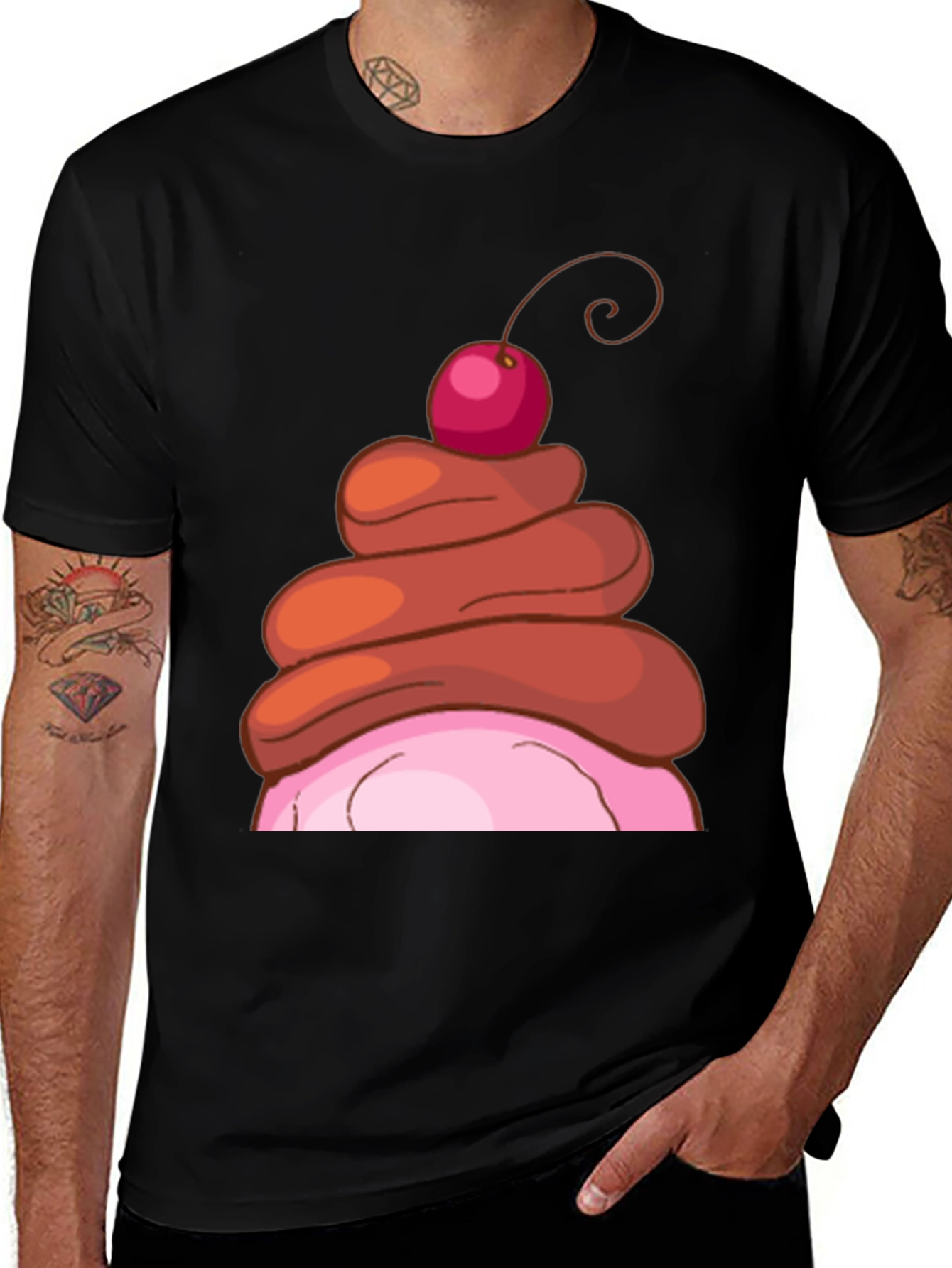 Cupcake Graphic Tee - Sweet Treat Shirt