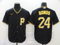 Men's Pittsburgh Pirates Barry Bonds #24 Black Replica Baseball Jerseys