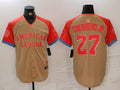 Men's American League Vladimir Guerrero Jr. #27 Cream 2024 MLB All-Star Game Limited Player Jerseys