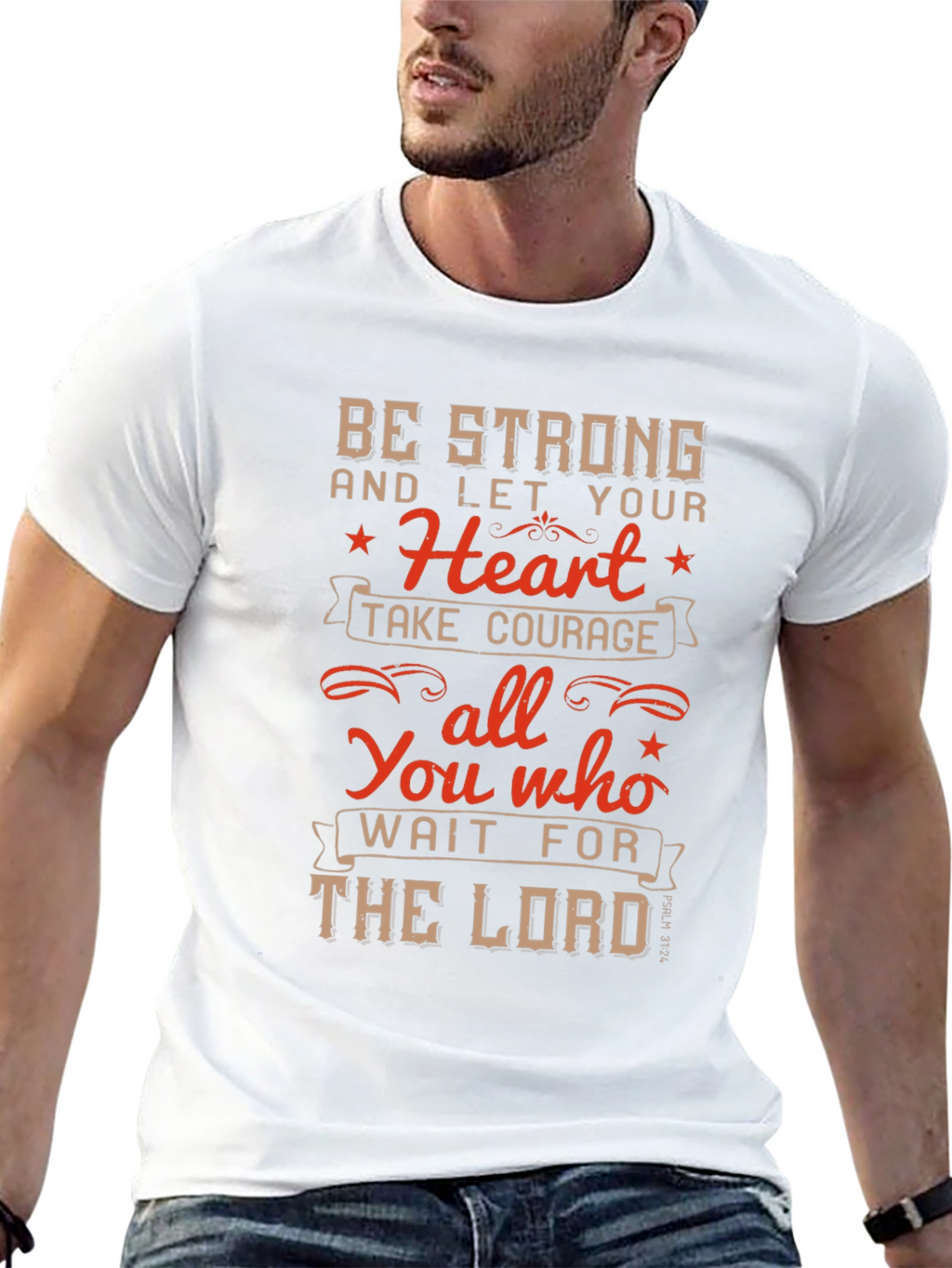 Be Strong T-Shirt - Christian Inspirational Tee