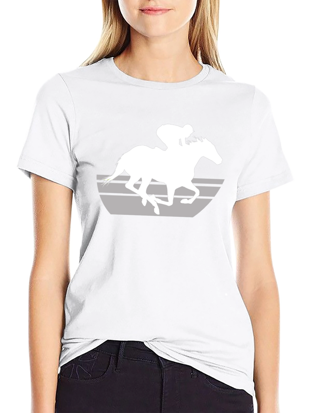 Horse Racing Graphic T-Shirt