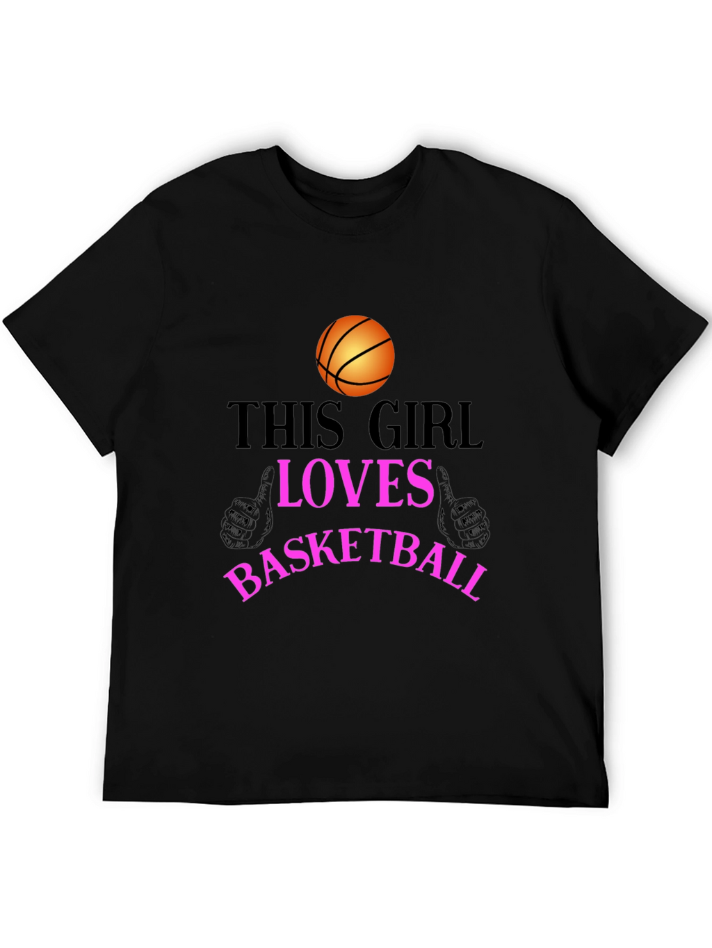 Basketball Lover T-Shirt - This Girl Loves Basketball
