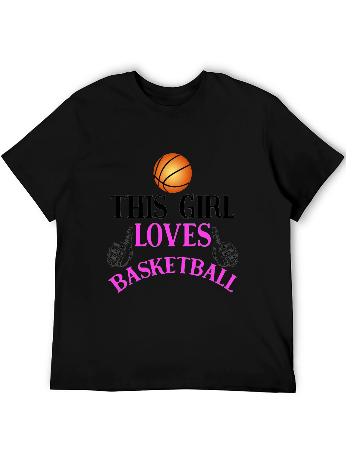 Basketball Lover T-Shirt - This Girl Loves Basketball
