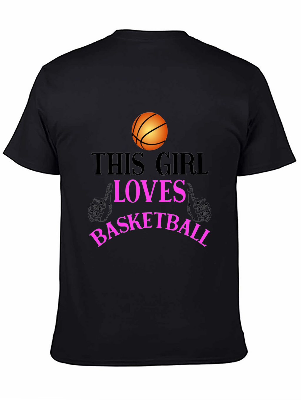 Basketball Lover T-Shirt - This Girl Loves Basketball