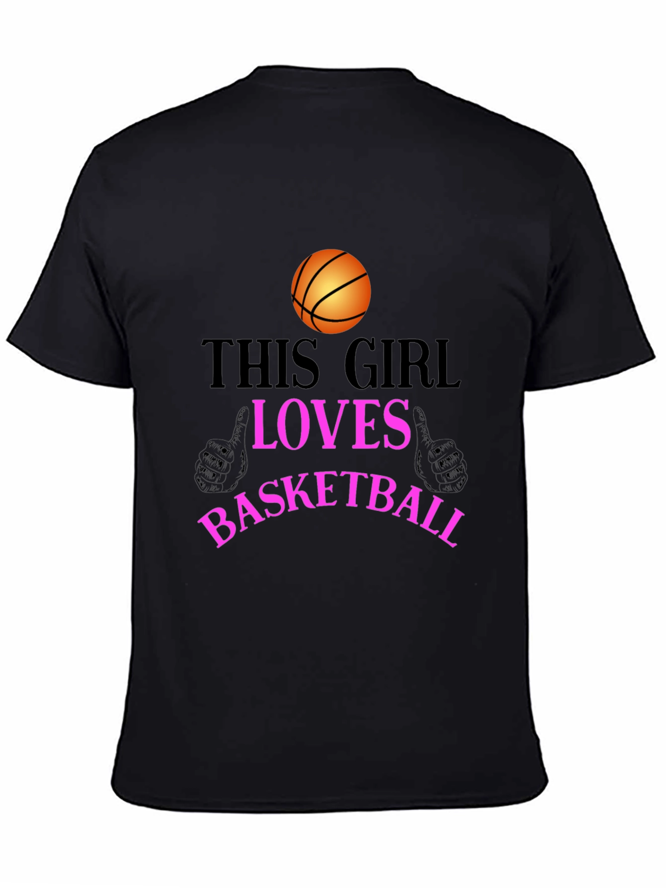 Basketball Lover T-Shirt - This Girl Loves Basketball