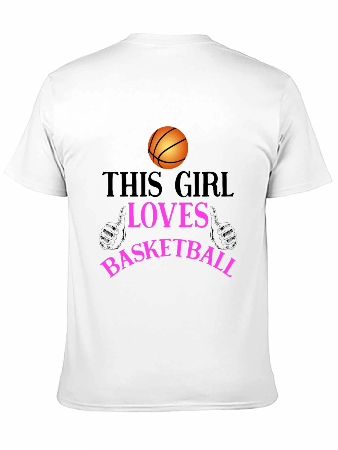 Basketball Lover T-Shirt - This Girl Loves Basketball