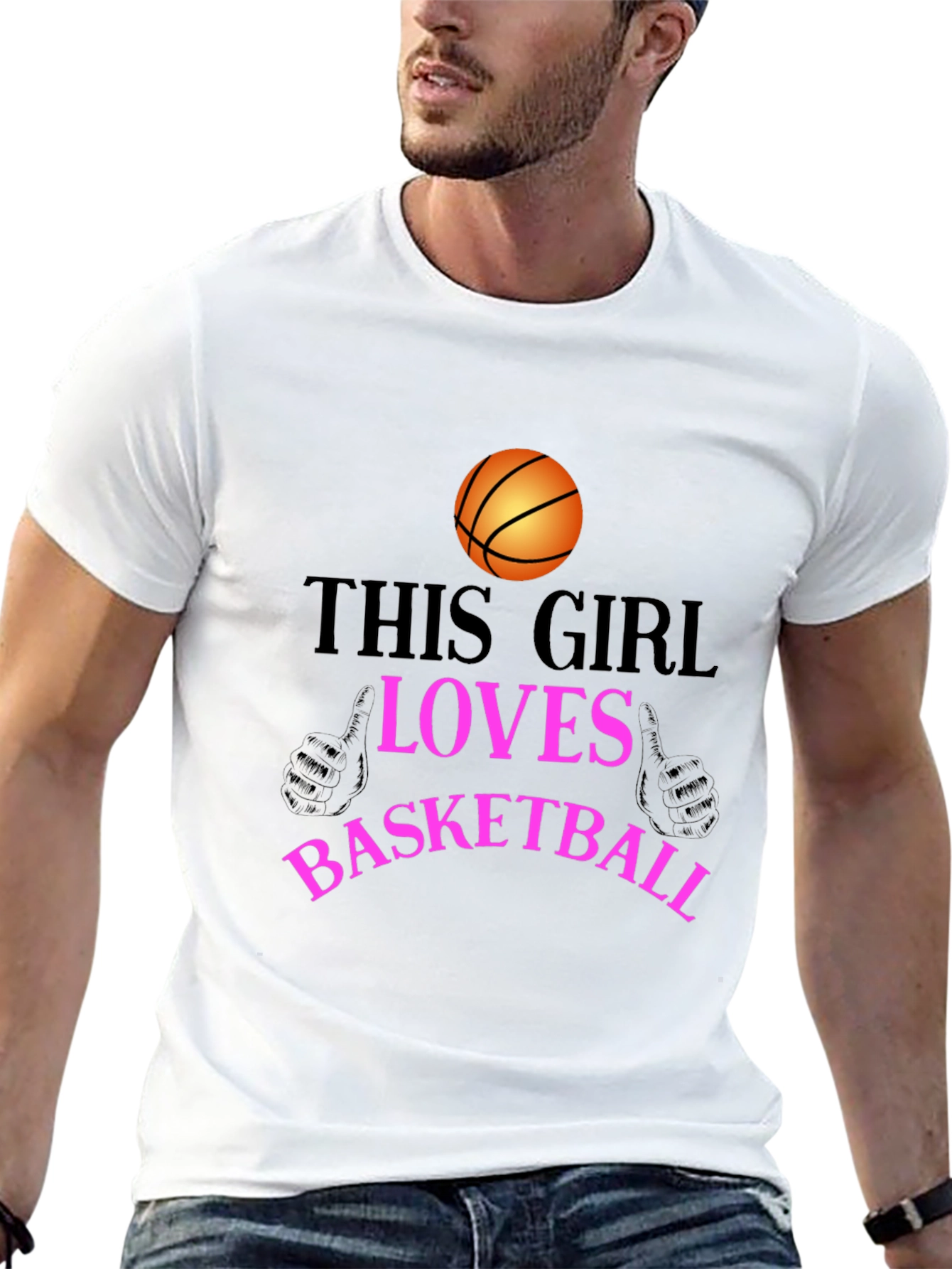 Basketball Lover T-Shirt - This Girl Loves Basketball