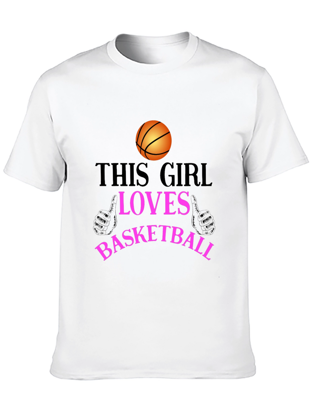 Basketball Lover T-Shirt - This Girl Loves Basketball