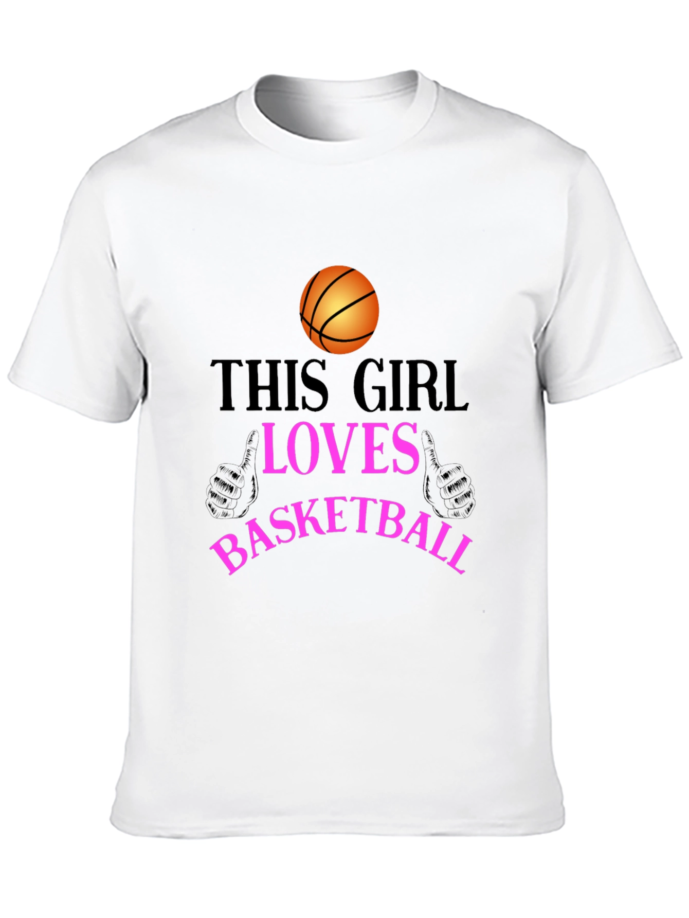 Basketball Lover T-Shirt - This Girl Loves Basketball