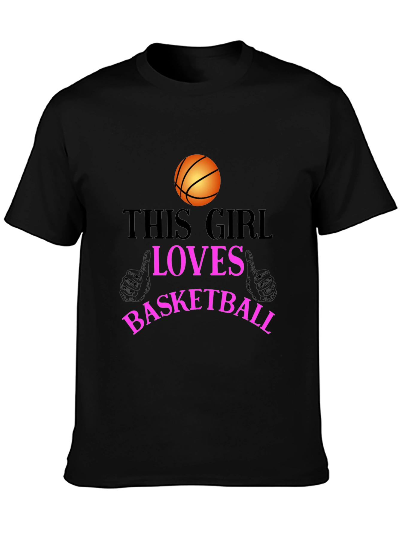 Basketball Lover T-Shirt - This Girl Loves Basketball