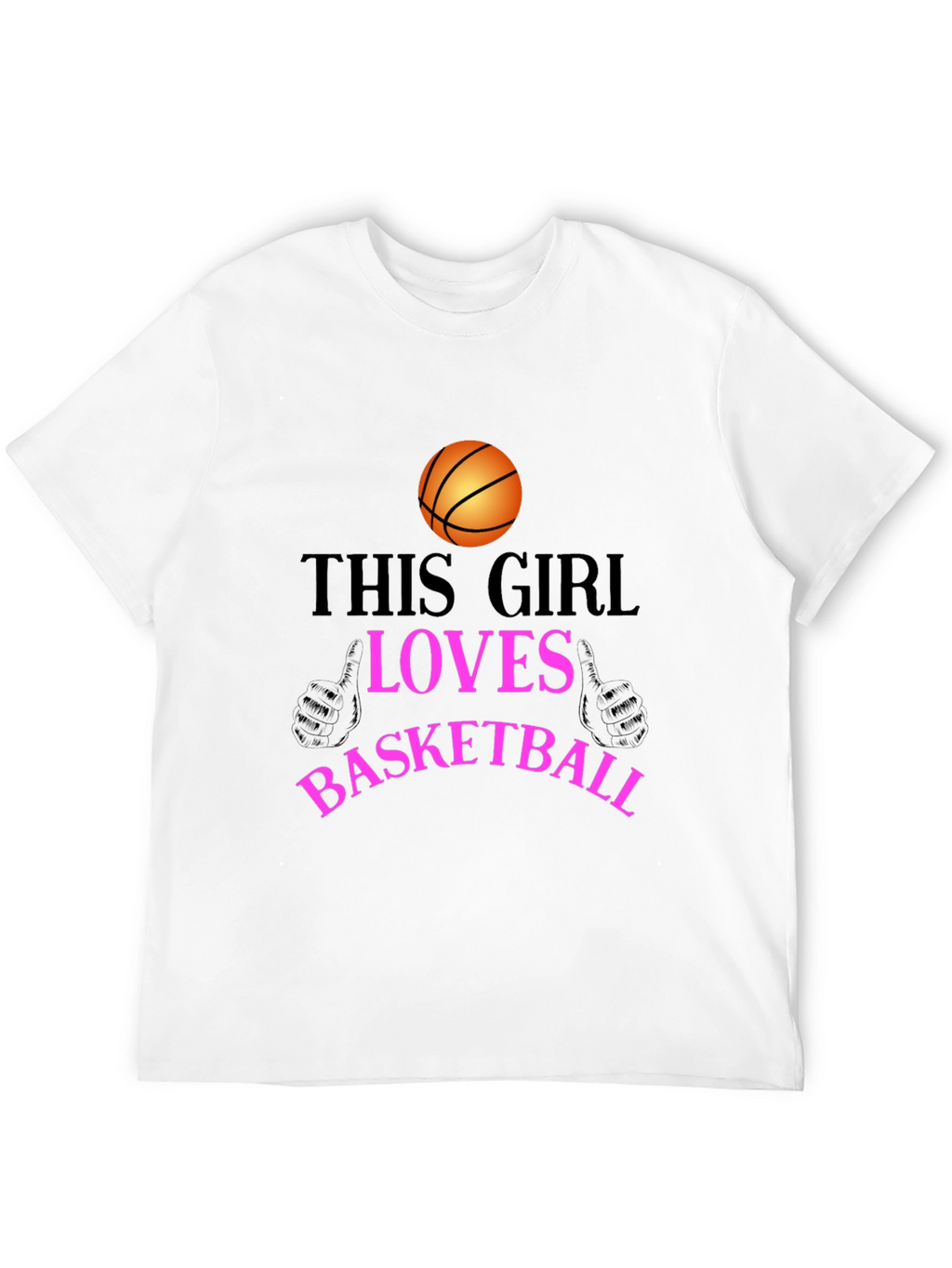 Basketball Lover T-Shirt - This Girl Loves Basketball