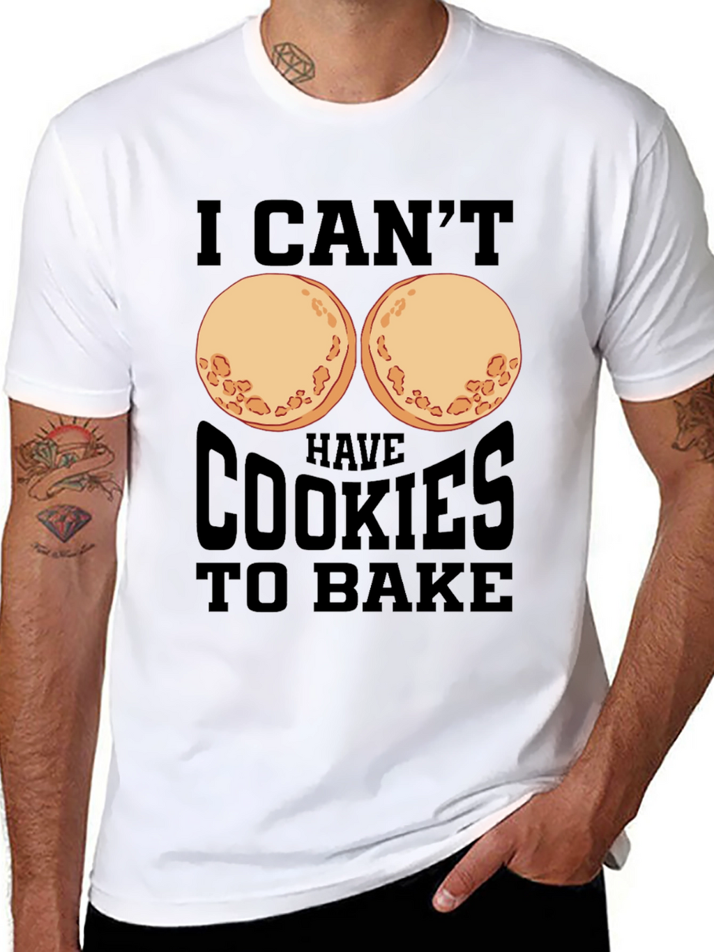 Funny I Cant Have Cookies to Bake T-Shirt