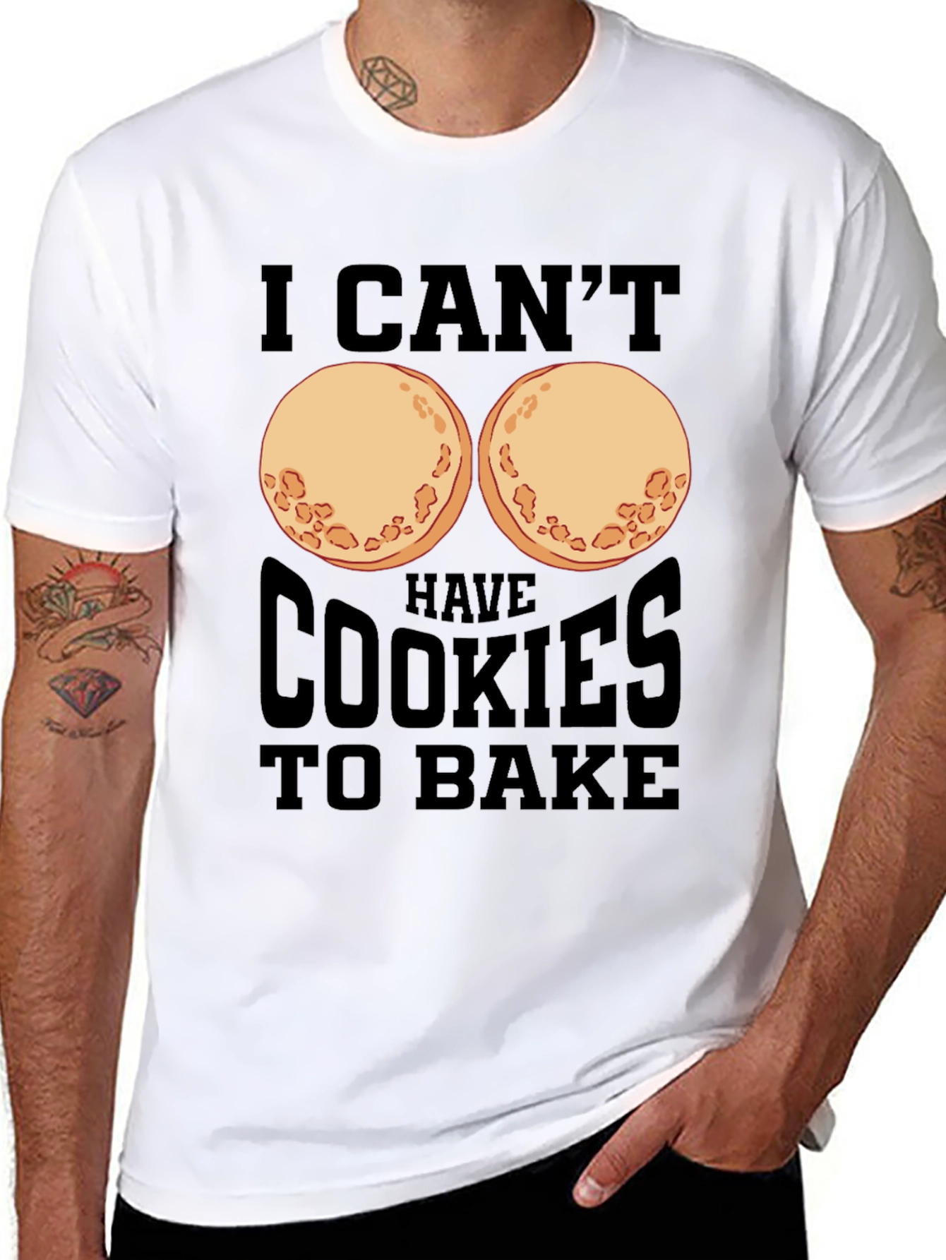Funny I Cant Have Cookies to Bake T-Shirt