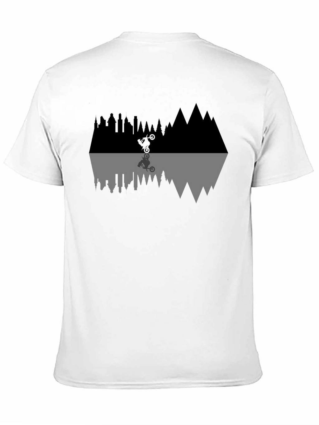 Motorcycle Reflection T-Shirt - Urban Adventure