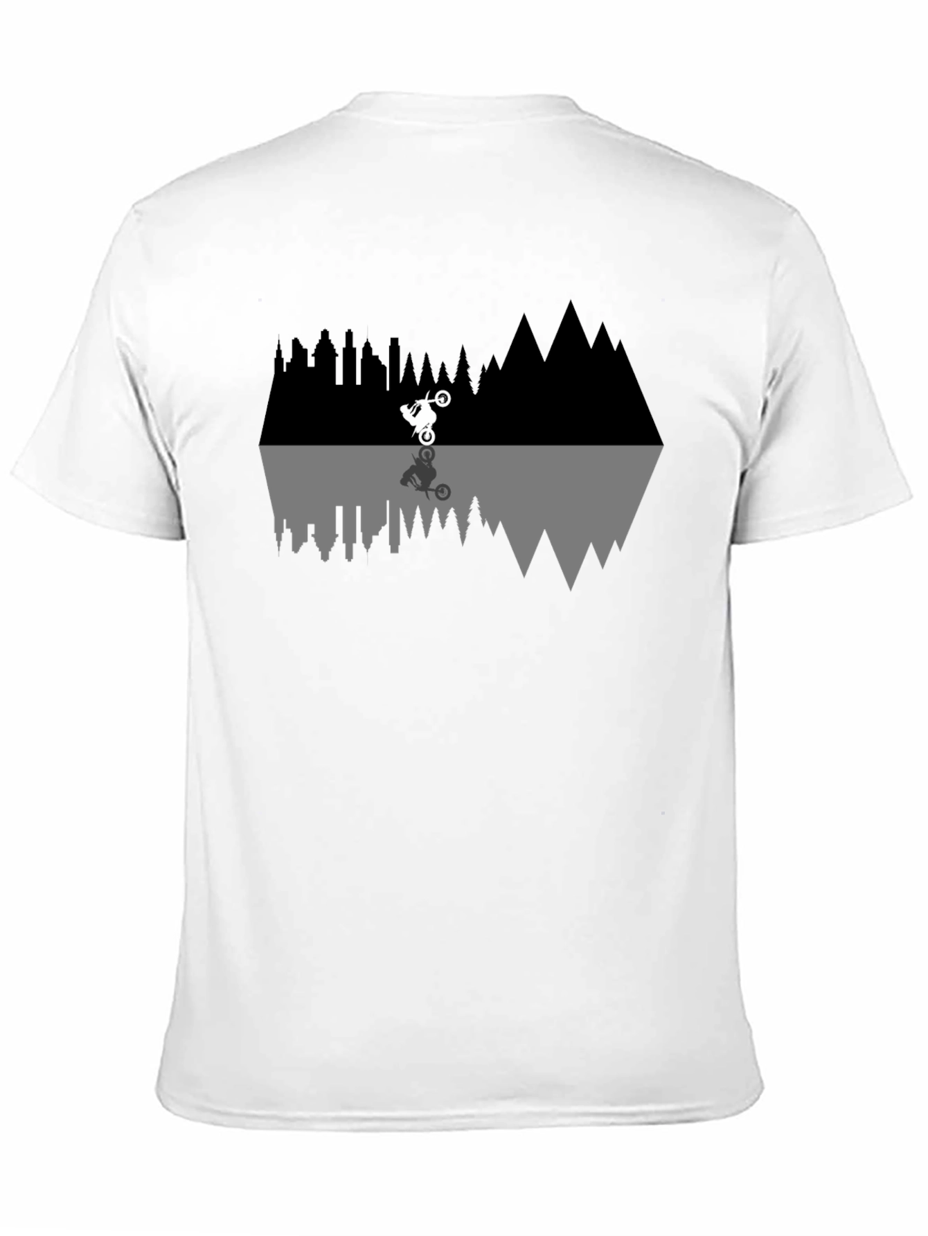 Motorcycle Reflection T-Shirt - Urban Adventure