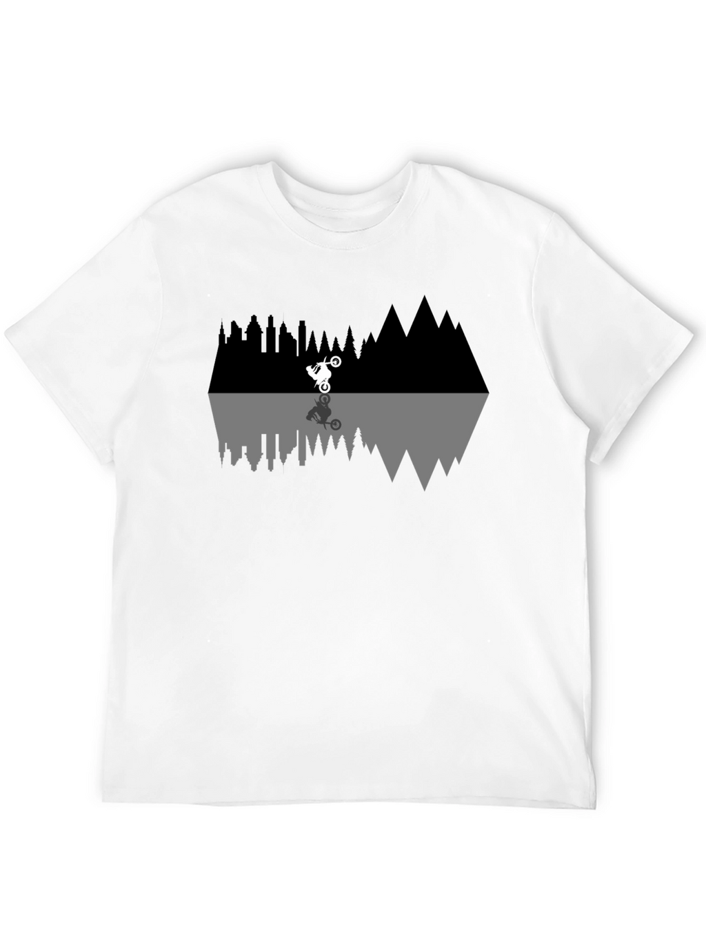 Motorcycle Reflection T-Shirt - Urban Adventure