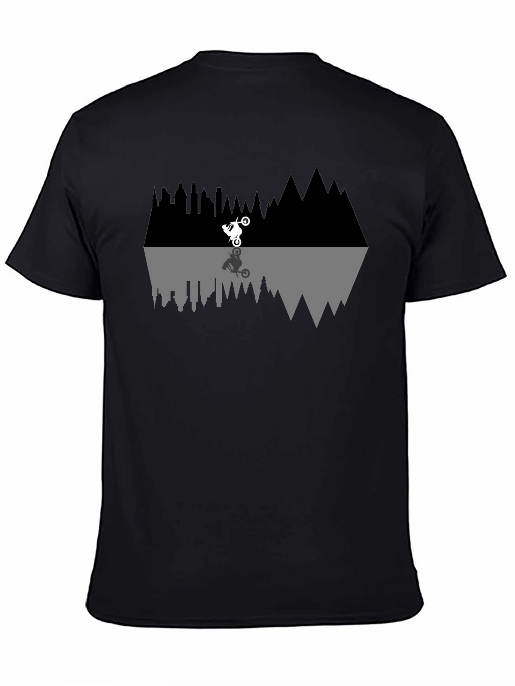 Motorcycle Reflection T-Shirt - Urban Adventure