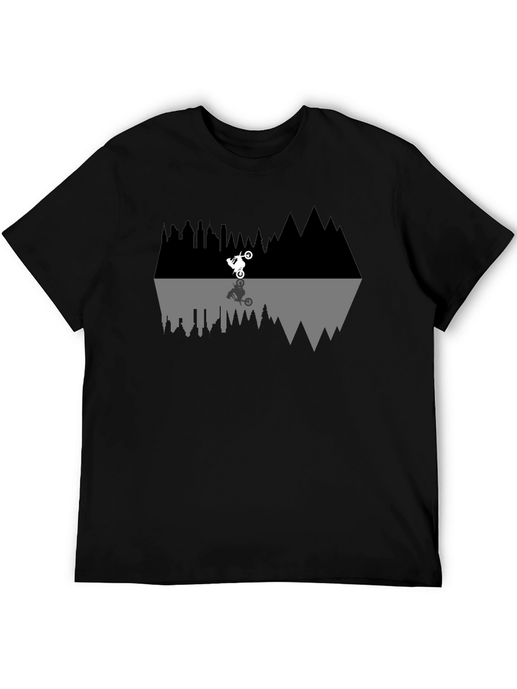 Motorcycle Reflection T-Shirt - Urban Adventure