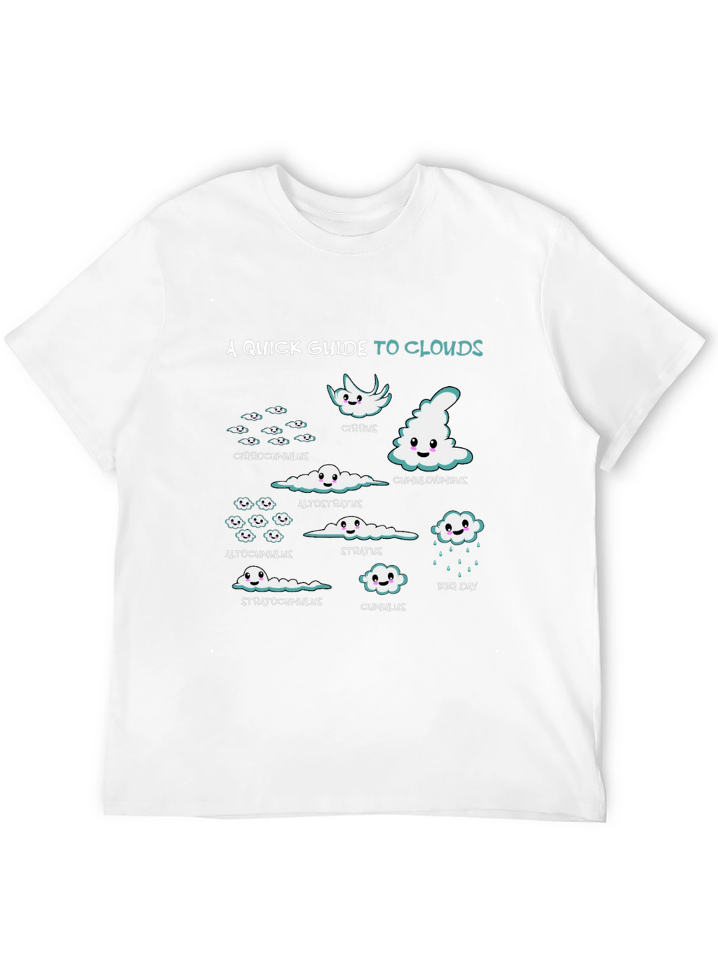 Cloud Guide Graphic Tee - Weather Geek T-Shirt