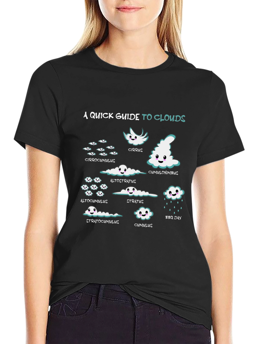 Cloud Guide Graphic Tee - Weather Geek T-Shirt