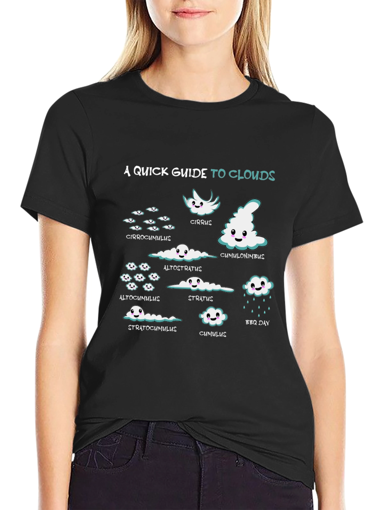 Cloud Guide Graphic Tee - Weather Geek T-Shirt
