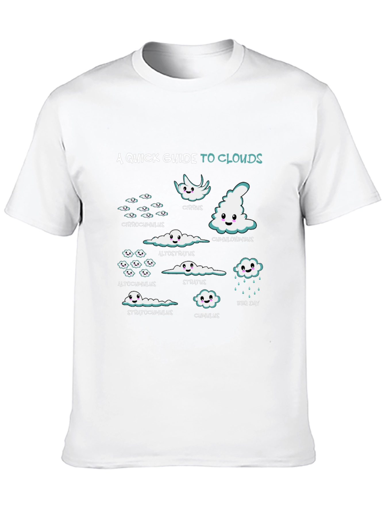 Cloud Guide Graphic Tee - Weather Geek T-Shirt