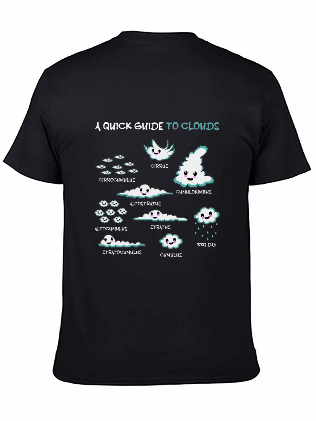 Cloud Guide Graphic Tee - Weather Geek T-Shirt