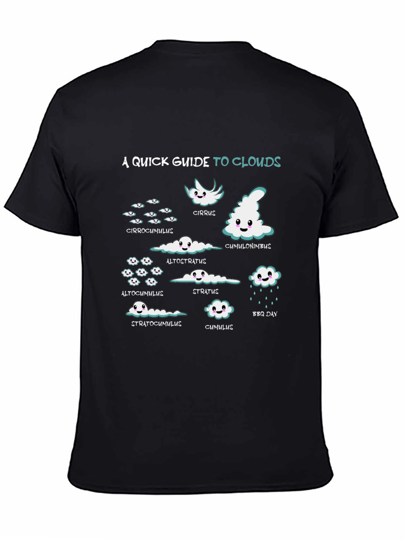 Cloud Guide Graphic Tee - Weather Geek T-Shirt