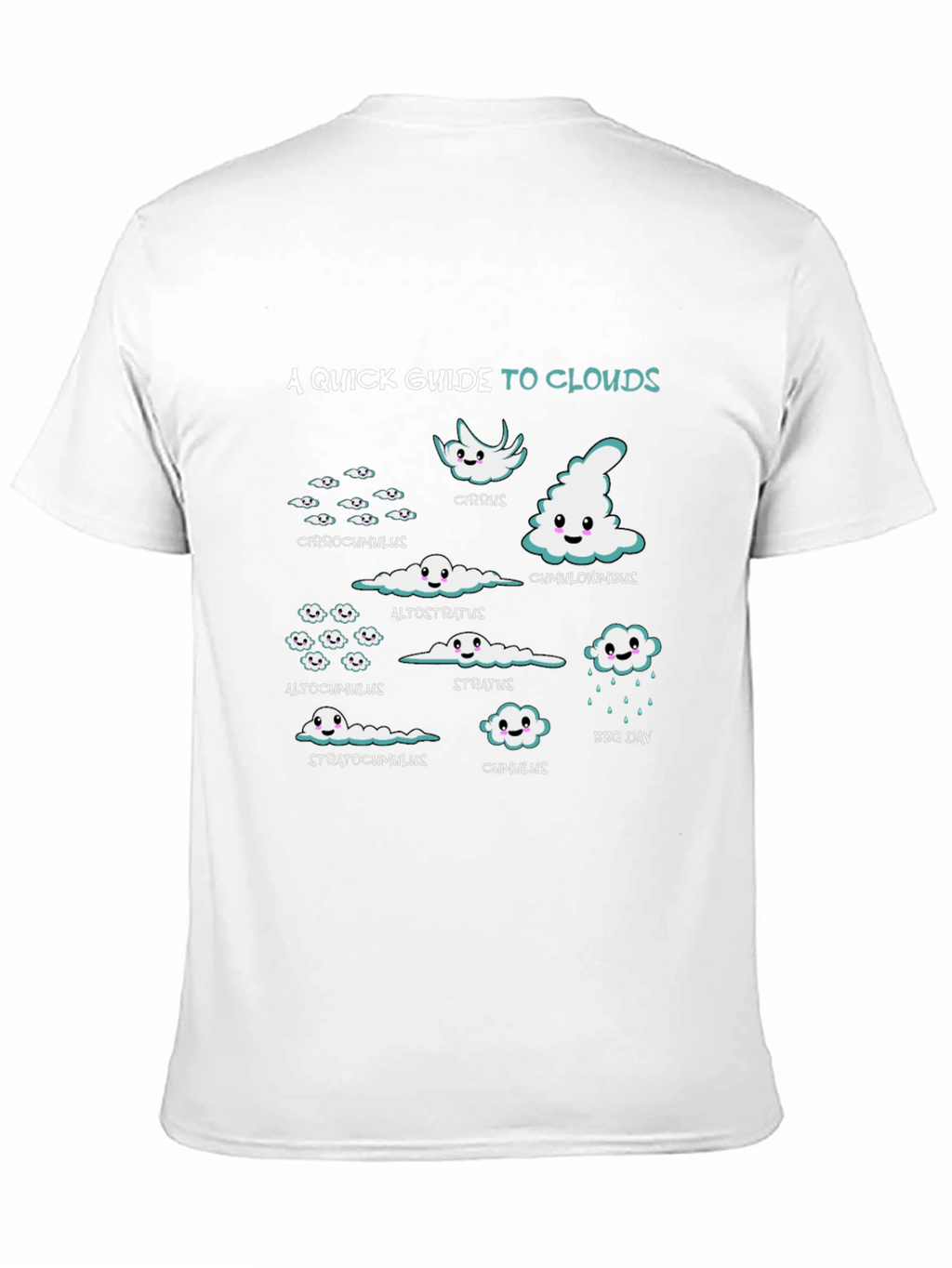 Cloud Guide Graphic Tee - Weather Geek T-Shirt