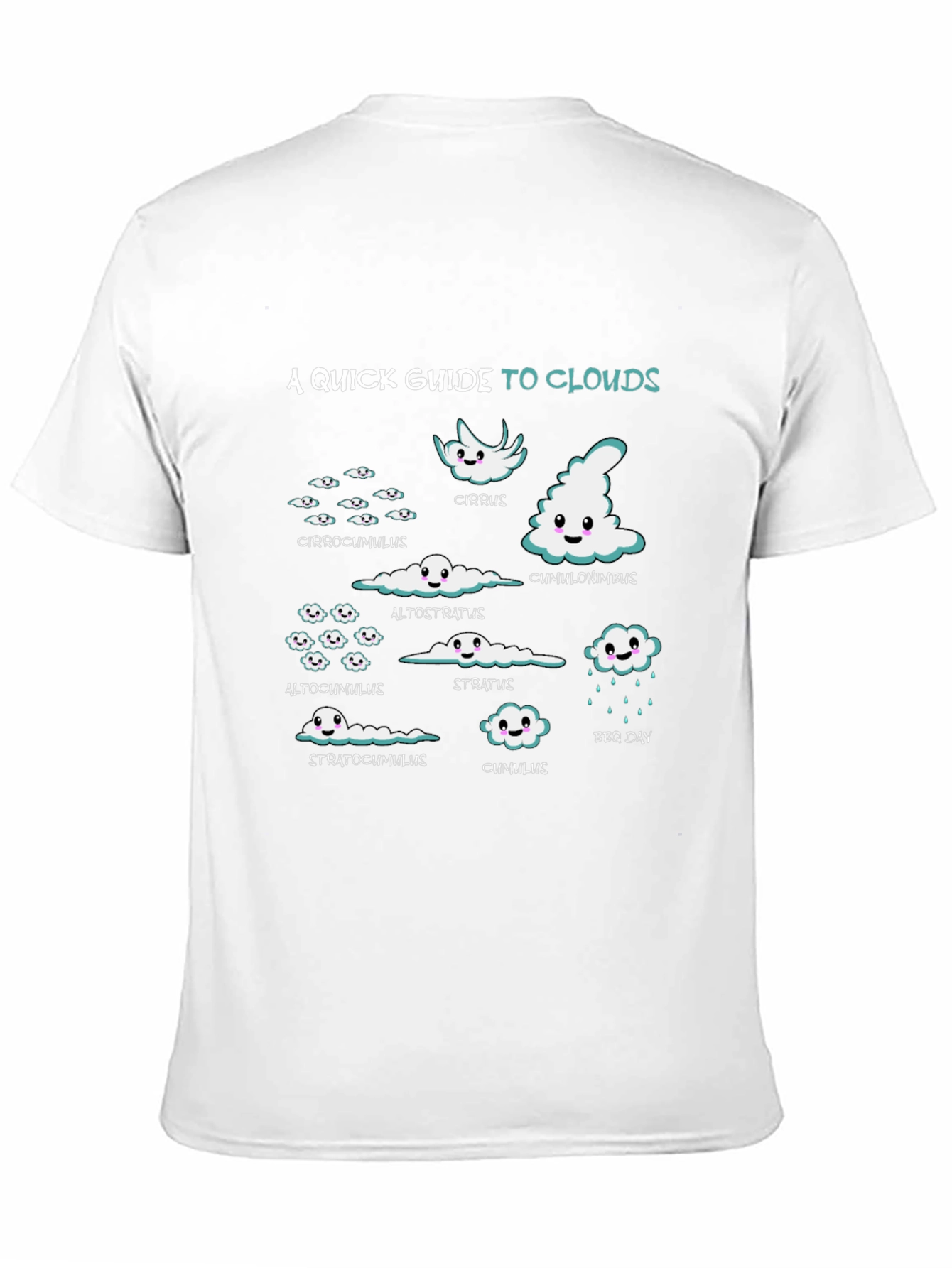 Cloud Guide Graphic Tee - Weather Geek T-Shirt