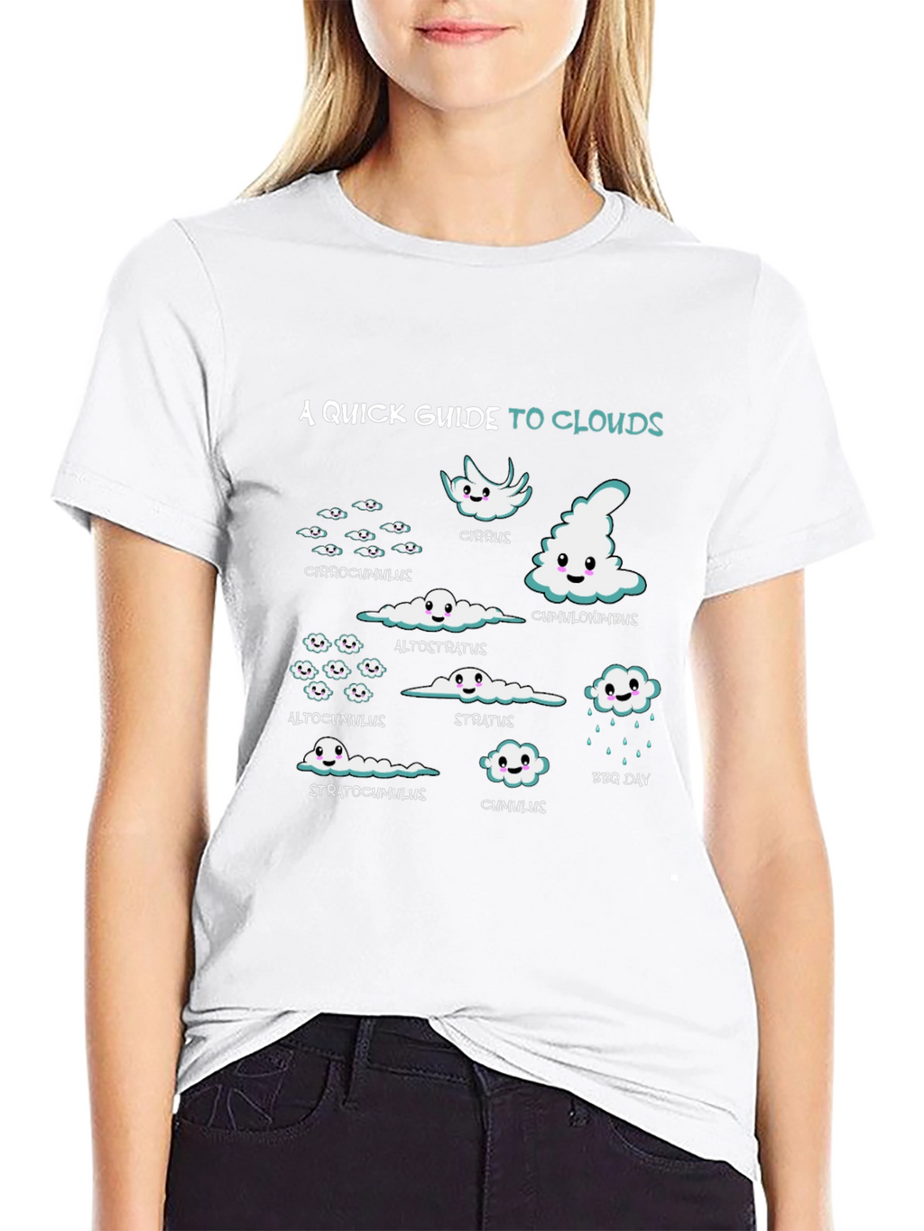 Cloud Guide Graphic Tee - Weather Geek T-Shirt