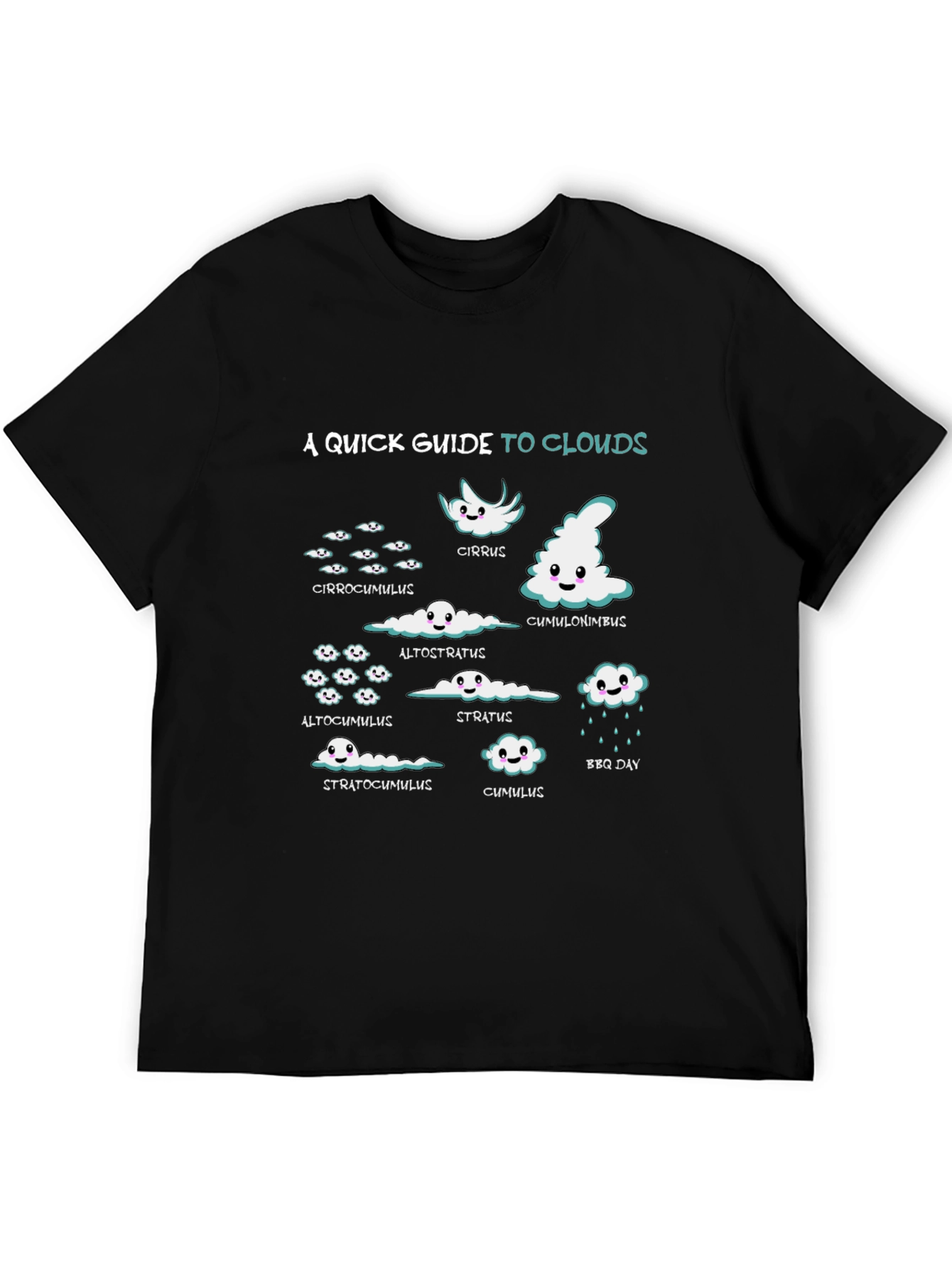 Cloud Guide Graphic Tee - Weather Geek T-Shirt