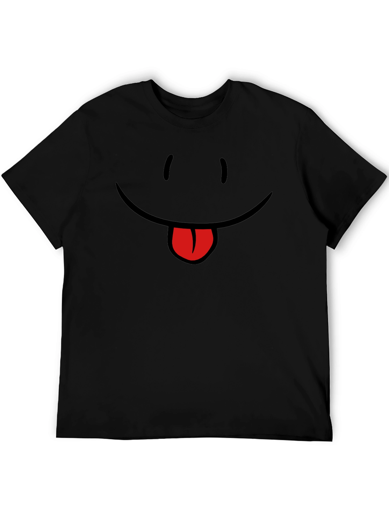 Funny Face Graphic T-Shirt - Unisex Casual Top